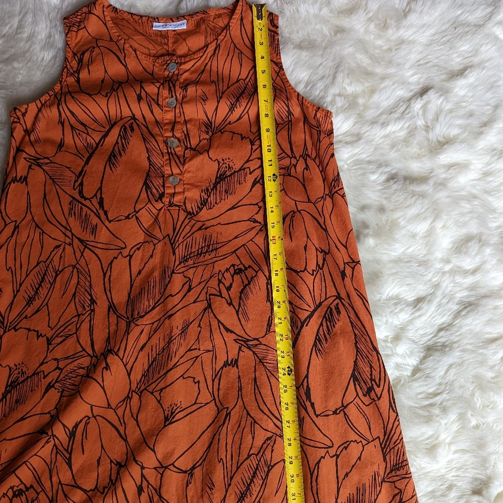 EUC Bryn Walker Don Tunic in Orange Floral